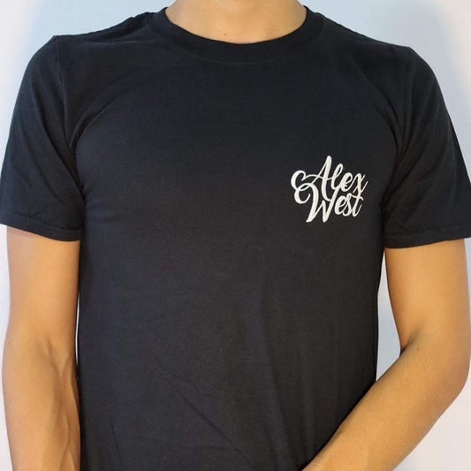Alex West Short Sleeve T-Shirt in Regular Fit - Night Black