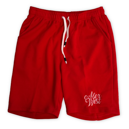 Alex West Gym Shorts Breathable Regular Fit - Red