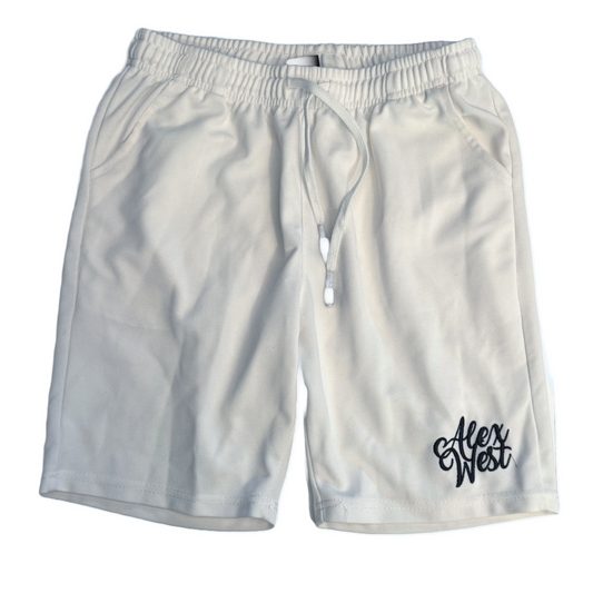 Alex West Gym Shorts Breathable Regular Fit - White