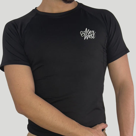 Men's Black Compression Gym Shirt